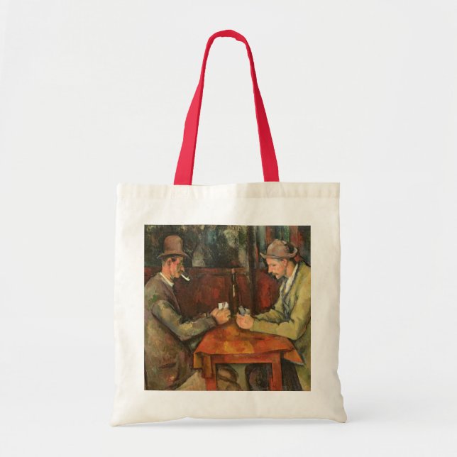 Tote Bag Paul Cezanne | les joueurs de carte, 1893-96 (Devant)