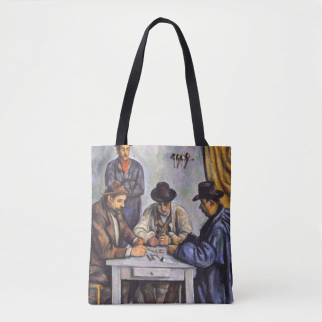 Tote Bag Paul Cezanne - Les Joueurs De Cartes (Devant)