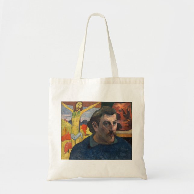 Tote Bag Paul Gauguin - Autoportrait avec Christ Jaune (Devant)