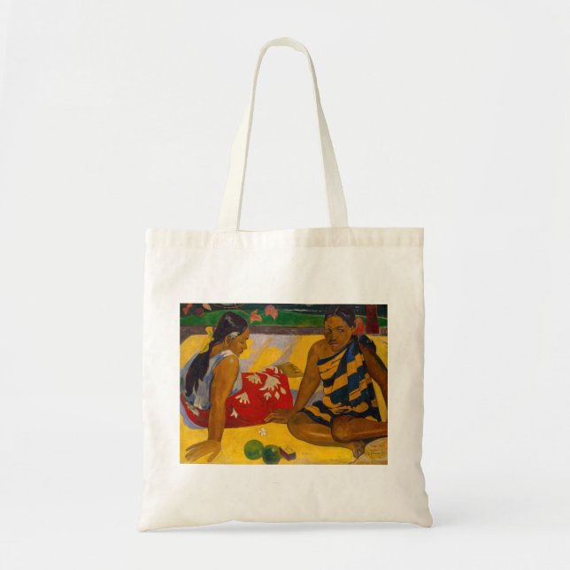 Tote Bag Paul Gauguin - Femmes tahitiennes / Parau Api (Devant)