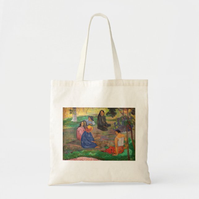 Tote Bag Paul Gauguin - La Conversation / Les Parau Parau (Devant)