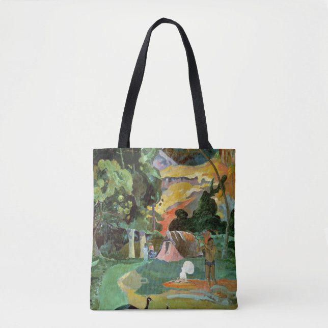 Tote Bag Paul Gauguin | Matamoe ou, paysage avec des paons (Devant)