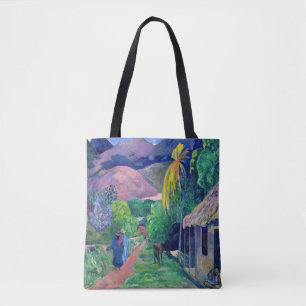 Tote Bag Paul Gauguin - Rue à Tahiti