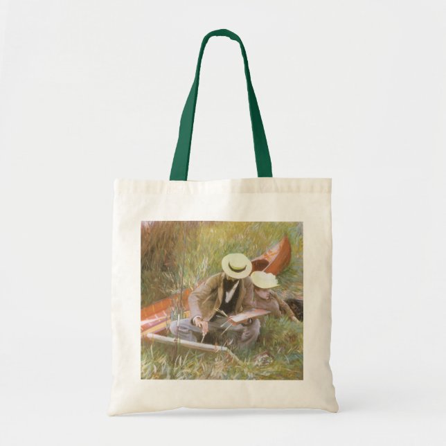 Tote Bag Paul Helleu Sketting with His Wife par JS Sargent (Devant)