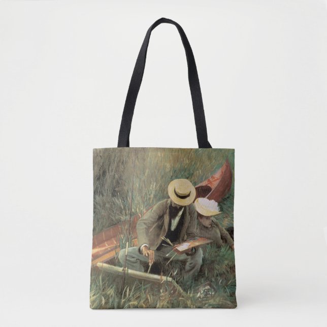 Tote Bag Paul Helleu Sketting with His Wife par JS Sargent (Devant)