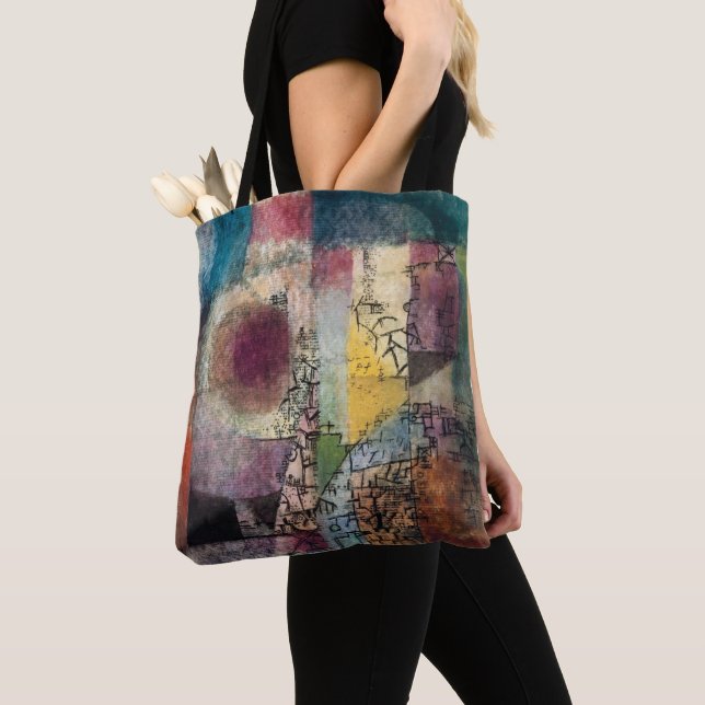Tote Bag Paul Klee Abstract Art Cubism  (De près)