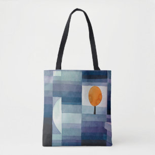 Tote Bag Paul Klee Abstrait Tree Blue Peinture