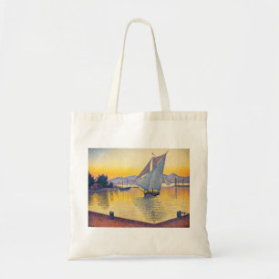 Tote Bag Paul Signac - Le Port au coucher du soleil, Opus 2