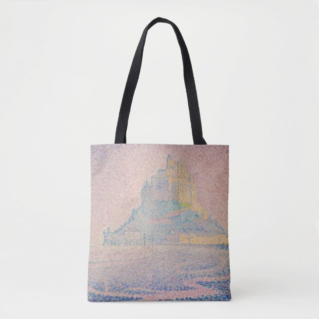 Tote Bag Paul Signac - Mont Saint Michel Fog et Soleil (Devant)