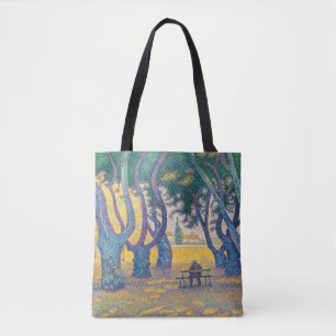 Tote Bag Paul Signac - Place des Lices, Saint-Tropez