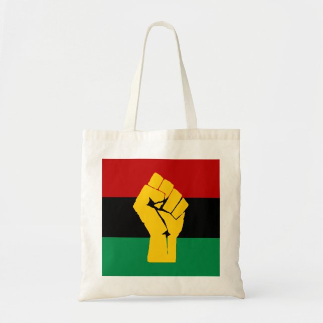 Tote Bag Pavillon panafricain Black Power (Devant)