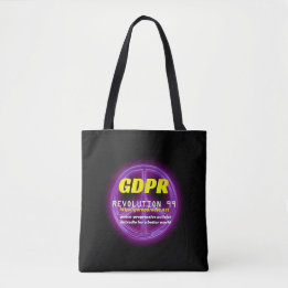 Tote Bag Paxspiration GDPR Fourre-tout noir de base