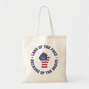 Tote Bag Pays du drapeau américain libre Patriotique