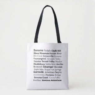 Tote Bag Pays viticole de Sonoma