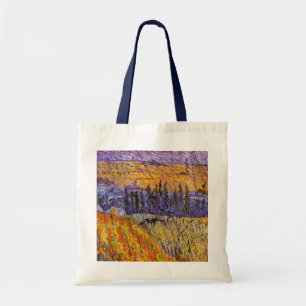 Tote Bag Paysage à Auvers sous la pluie de Vincent van Gogh