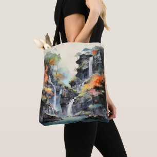 Tote Bag Paysage asiatique coloré Nature
