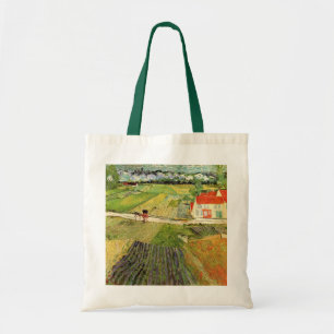 Tote Bag Paysage, Carrosse et Train par Vincent van Gogh