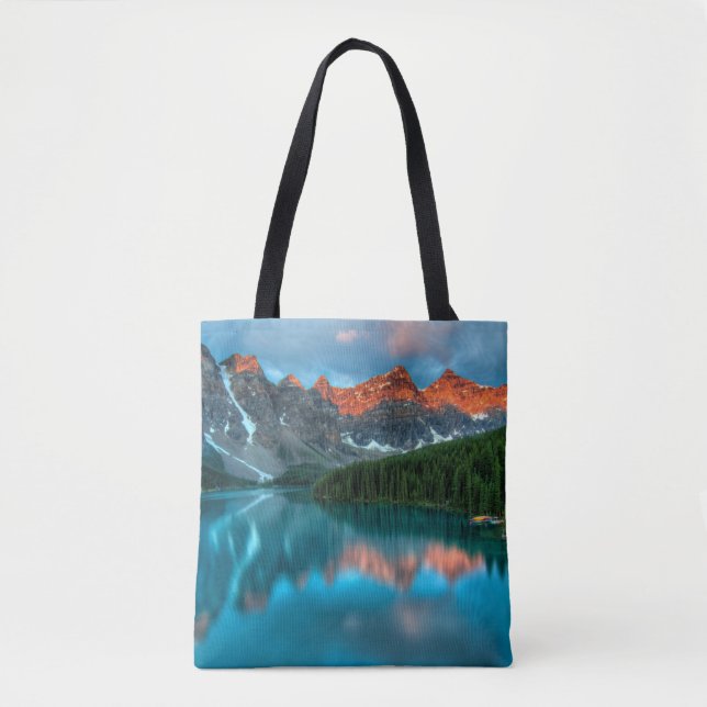 Tote Bag Paysage de montagne et de lac pittoresque (Devant)