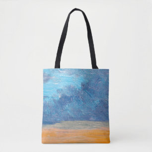 Tote Bag Paysage de peintures à l'huile. Art. abstrait, art