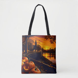 Tote Bag Paysage Halloween Deux