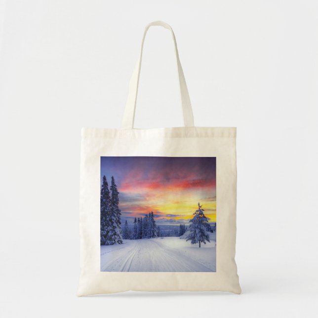 Tote Bag Paysage hivernal (Devant)