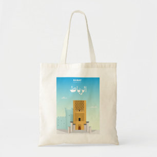 Tote Bag Paysage urbain de Rabat – Maroc illustré