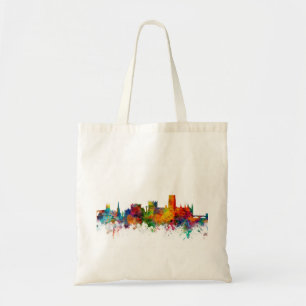 Tote Bag Paysage urbain d'horizon de Durham Angleterre