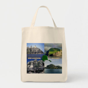 Tote Bag Paysages rocheux du collage de l'Alaska