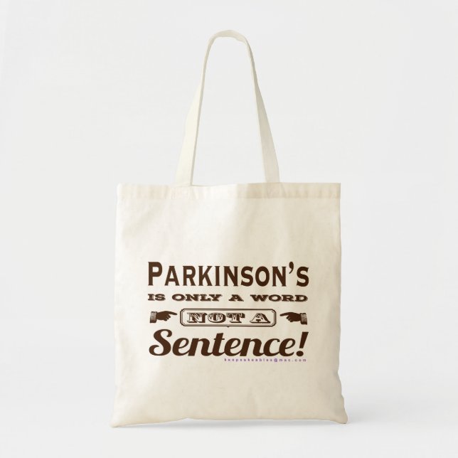 Tote Bag PD n'est Brown que dans un mot (Devant)