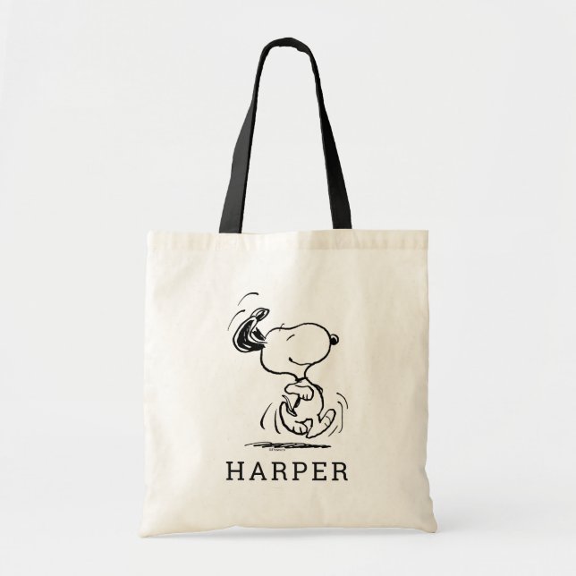 Tote Bag Peanuts | Snoopy Danse Joyeuse (Devant)