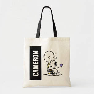 Tote Bag Peanuts   Valentine's Day   Charlie Brown & Snoopy