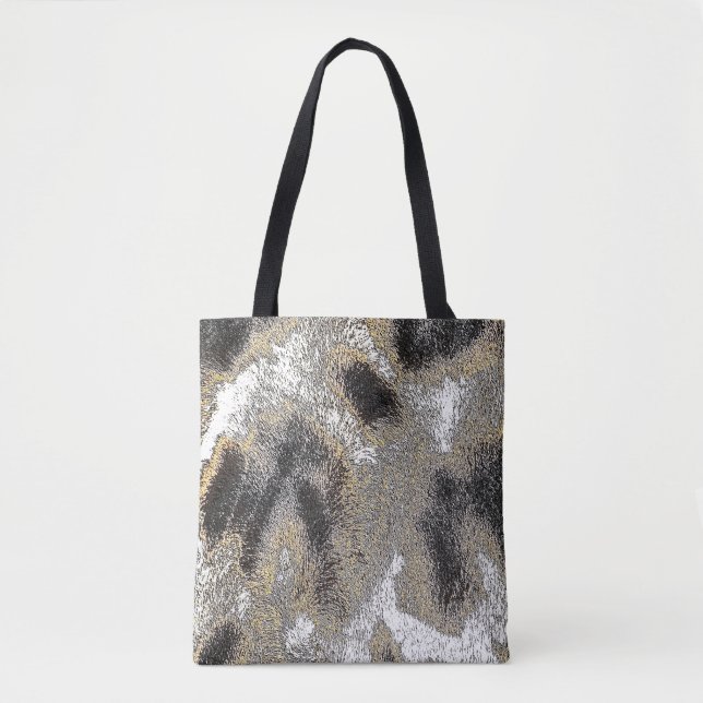 TOTE BAG PEAU ABSTRAITE DE GIRAFFE (Devant)