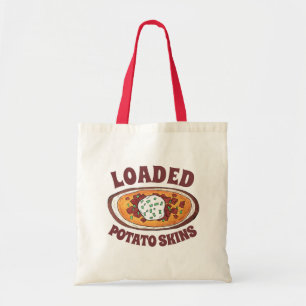 Tote Bag Peau de pomme de terre chargée Snack Alimentation 
