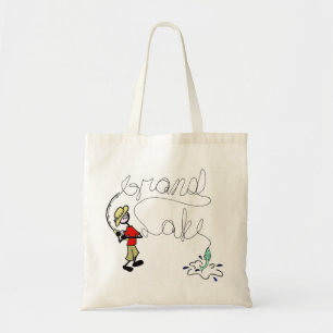 Tote Bag Pêche de lac grande Fourre-tout