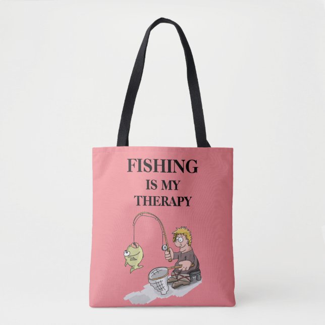 Tote Bag Pêcher dans ma conception thérapeutique (Devant)