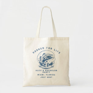 Tote Bag Pêcheur Drôle Party de Bachelor de Pêche sur Mesur