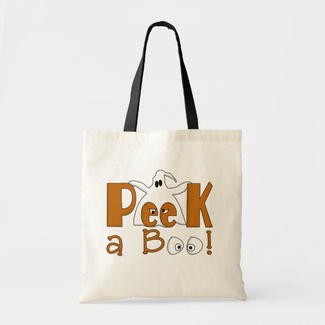 Tote Bag Peek A Boo Halloween T-shirts et cadeaux (Devant)