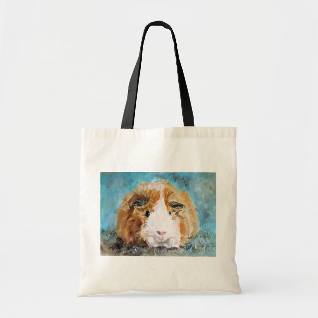 Tote Bag Peinture à l'huile de cobaye (Devant)