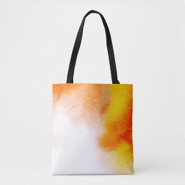 Tote Bag peinture Abstraite aquarelle de luxe fluide art. h (Devant)