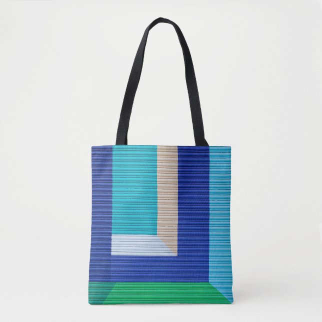 Tote Bag Peinture abstraite multicolore (Devant)