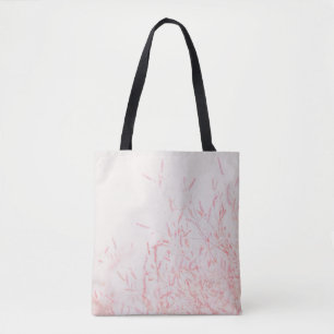 TOTE BAG PEINTURE ABSTRAITE ROUGE ET BLANCHE