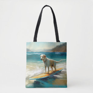 Tote Bag Peinture Anatolie Shepherd Beach Surf