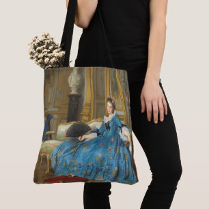 Tote Bag Peinture classique vintage de Sassy Girl avec vent