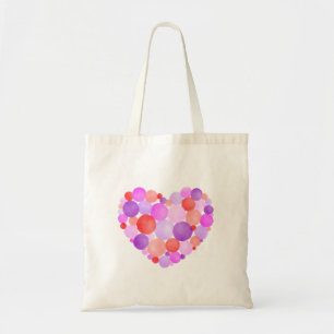 Tote Bag Peinture d'aquarelle rose et pourpre