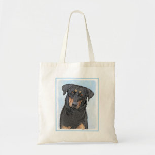 Tote Bag Peinture de Beauceron - Cute Original Dog Art