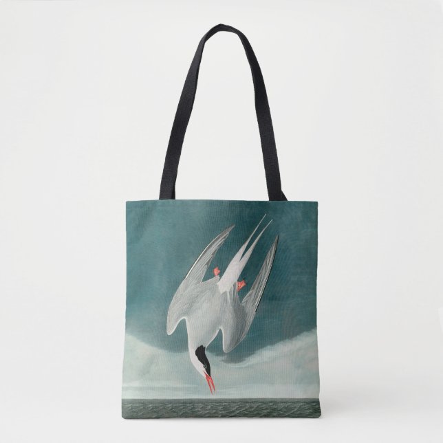 Tote Bag Peinture de la faune de la sterne de l'Arctique Au (Devant)