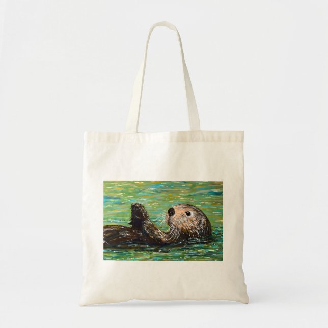 Tote Bag Peinture de la Loupe de mer (Devant)