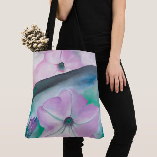 Tote Bag Peinture de pétunia rose de Georgia O'Keeffe