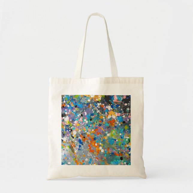 Tote Bag Peinture éclaboussée (Devant)