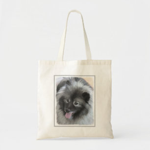 Tote Bag Peinture Keeshond Bailey - Cute Original Chien Art